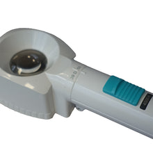 Load image into Gallery viewer, 10X35 Schweizer model 144392, reader with light, handheld + rest-on-page