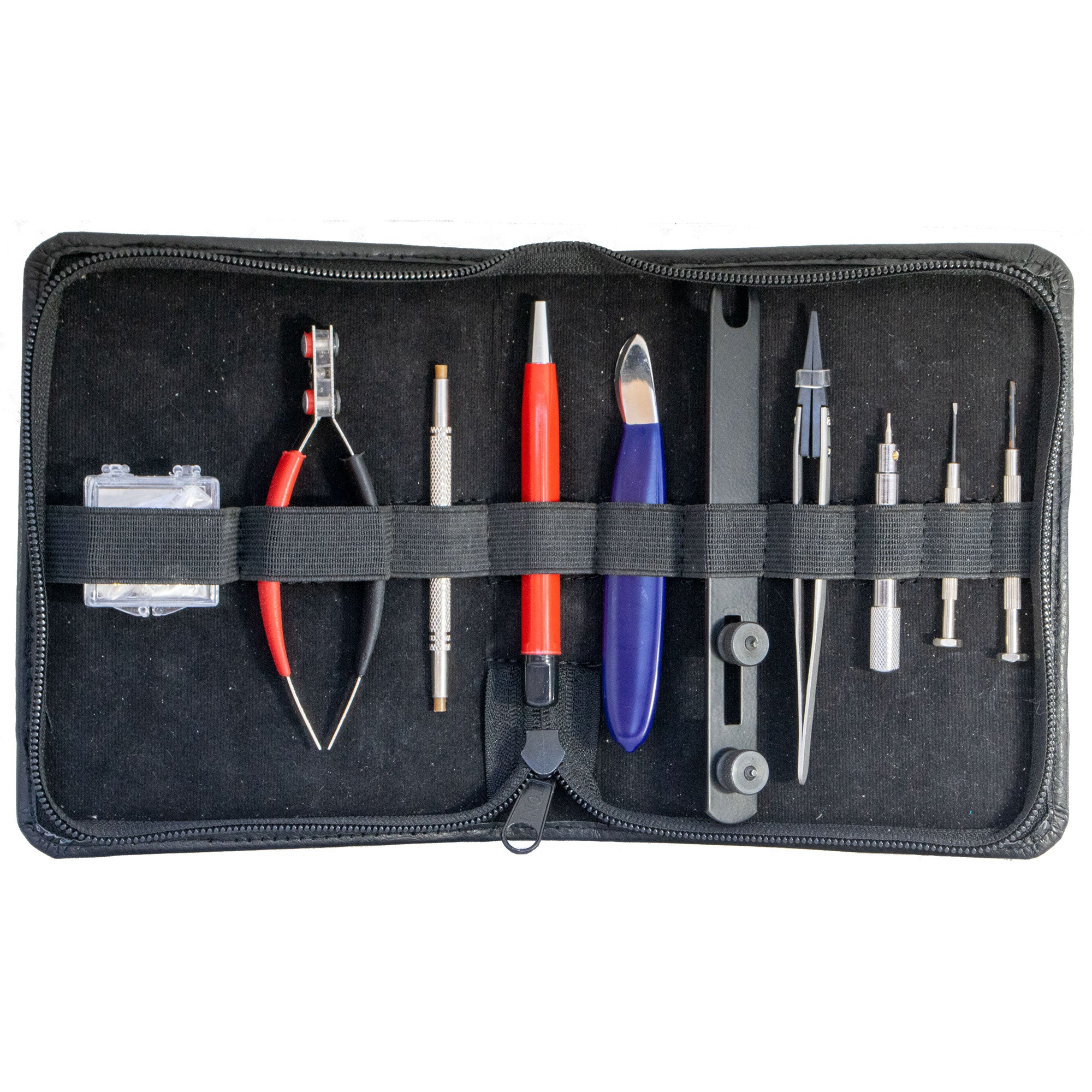 Tool set for changing watch batteries (professional)