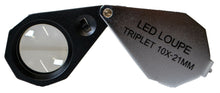 Load image into Gallery viewer, 10X21 triplet loupe with rim light - Photograph 1