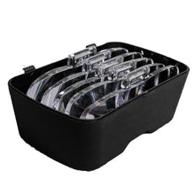Load image into Gallery viewer, Binocular headband magnifier, 5 lenses can be used singly or in pairs. Also an LED light.