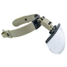 Load image into Gallery viewer, Binocular headband magnifier, 4 lenses including &#39;visor&#39; lens - Photograph 1
