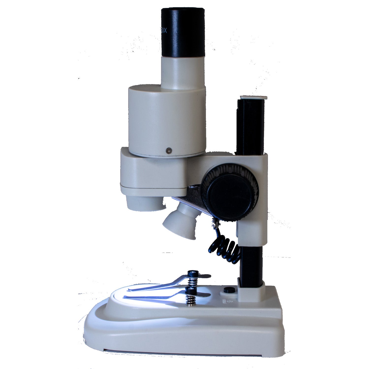 Inspection microscope, 20X with built-in light source