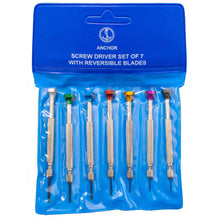 Load image into Gallery viewer, Set of 7 screwdrivers,  0.7mm to 1.4mm
