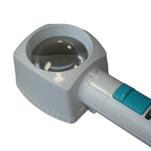 Load image into Gallery viewer, 5X55 Schweizer model 144202, reader with light, handheld + rest-on-page
