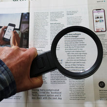 Load image into Gallery viewer, Compact reading magnifier / stand magnifier combined
