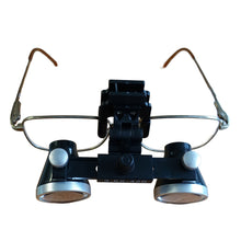 Load image into Gallery viewer, Binocular surgeon&#39;s-type magnifier, clips to spectacles
