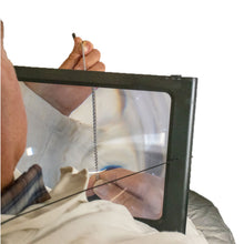 Load image into Gallery viewer, Page-size magnifier, handheld + stand + hangs around neck
