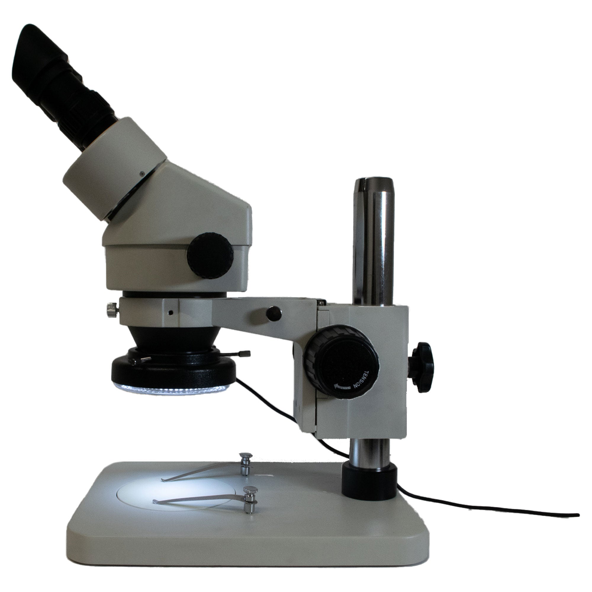 Stereo Zoom Microscope, 7X to 45X + rim light