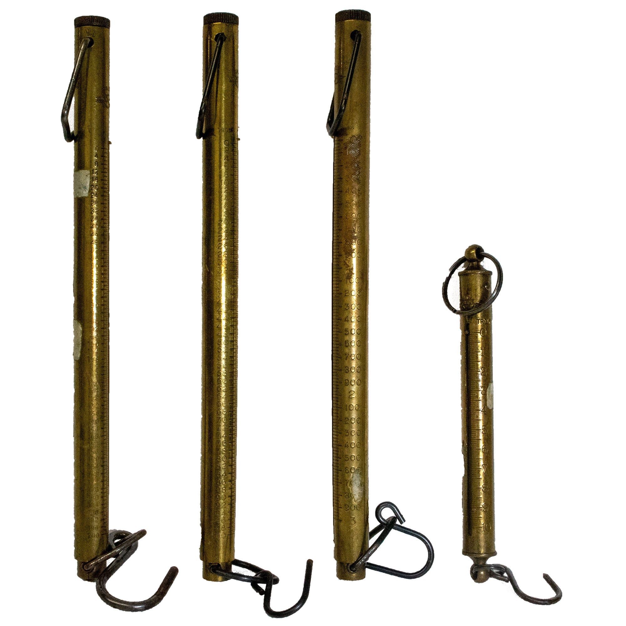 Salter brass spring balance for silver, 100oz Troy [F2-2]
