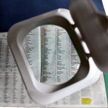 Load image into Gallery viewer, Huge magnifier, clamps to bench, long-reach articulated arm, illuminated
