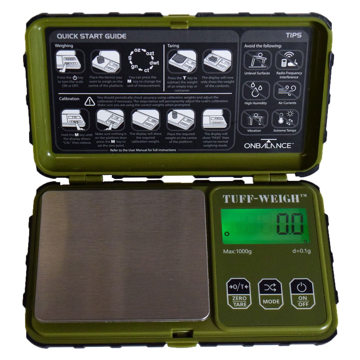 1000g / 0.1g, model TUFF-WEIGH 1000G