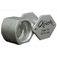 Load image into Gallery viewer, 10X20 lightweight hexagonal triplet loupe, best large loupe (bar Zeiss) - Photograph 5
