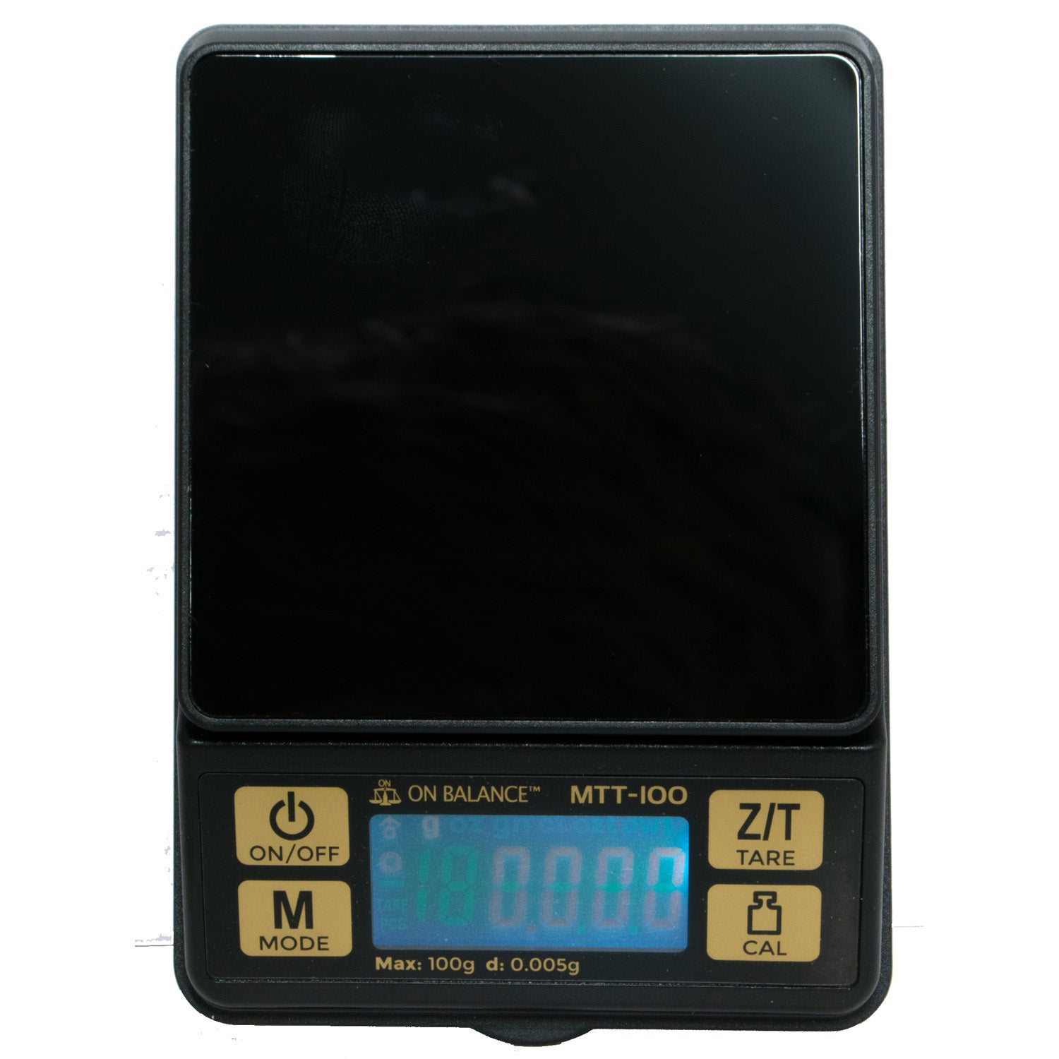 100g / 0.005g, model On Balance mini table top scale