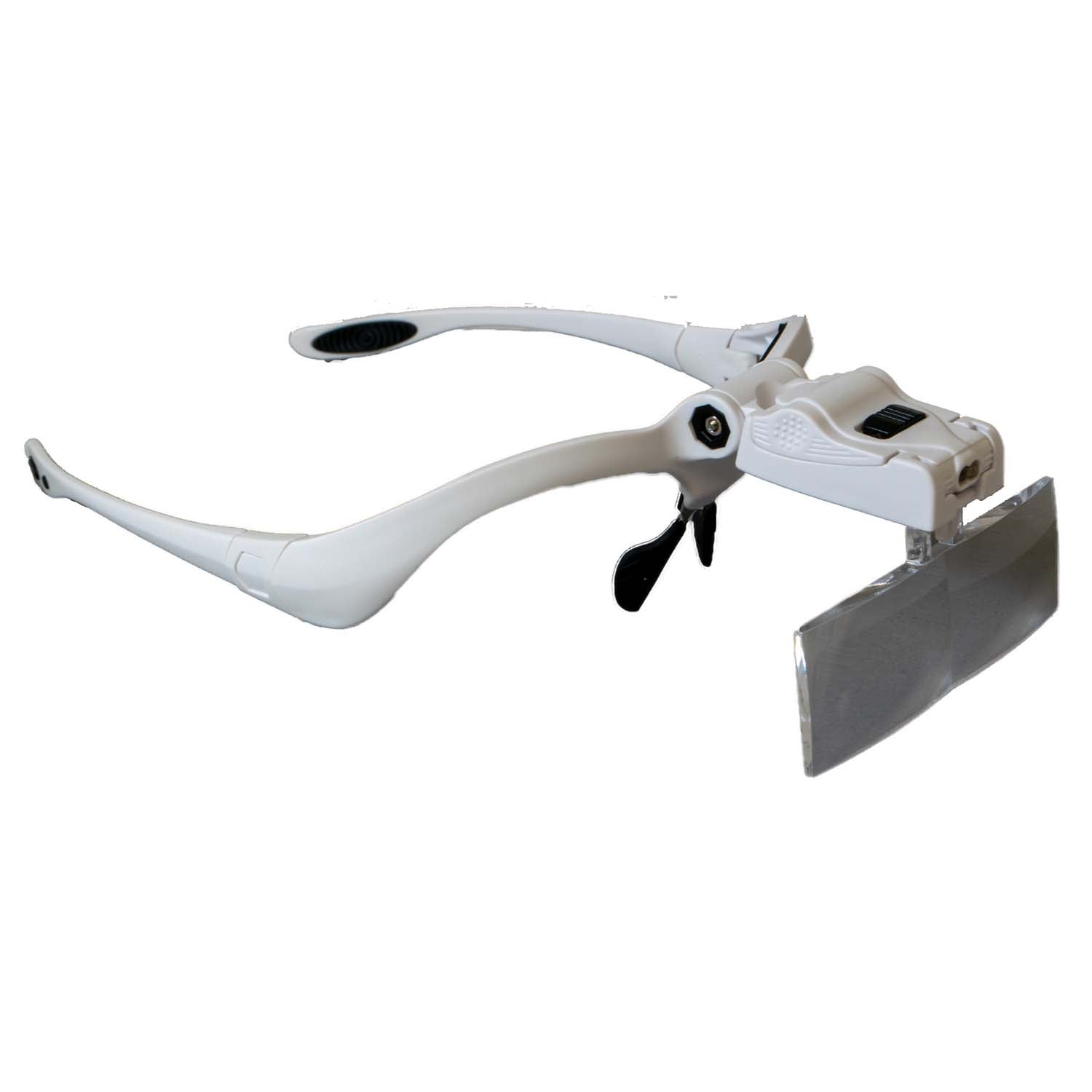 Binocular headband magnifier with light, super lightweight