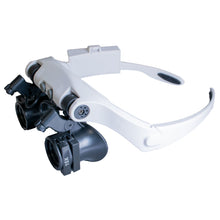 Load image into Gallery viewer, Wearable magnifier with 7 pairs of lenses