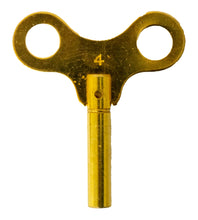 Load image into Gallery viewer, CLOCK KEY with &#39;butterfly&#39; style handle
