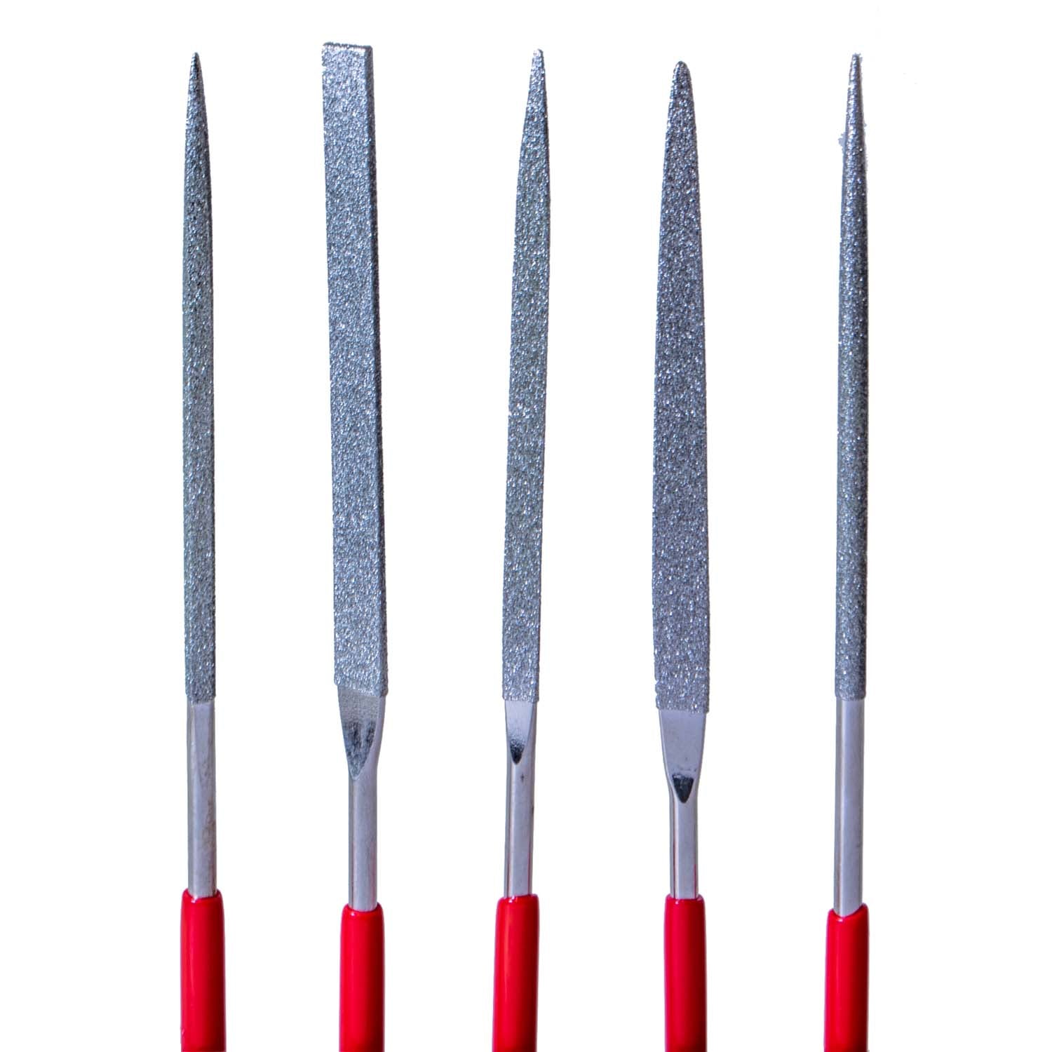 Imp Diamond File Set of five diamond-impregnated files | Quicktest