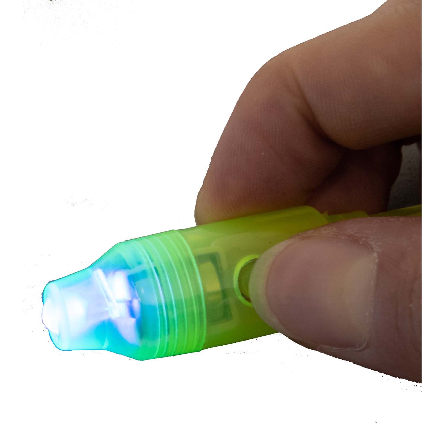 UV security UVmarker with UV light in cap