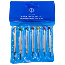 Load image into Gallery viewer, Set of 7 screwdrivers,  0.7mm to 1.4mm
