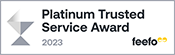 Feefo Gold Trusted Service Award 2021